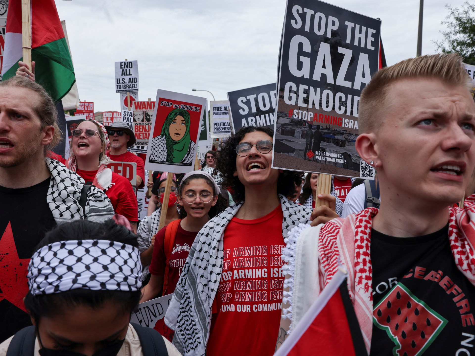 فلسطين في صميم النقاش الأميركي بينما يدرس الكونغرس خفض المساعدات لإسرائيل